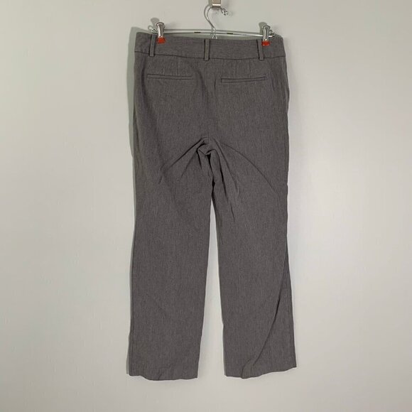 Talbots Newport gray straight leg cotton stretch casual career dress pants - Picture 5 of 11